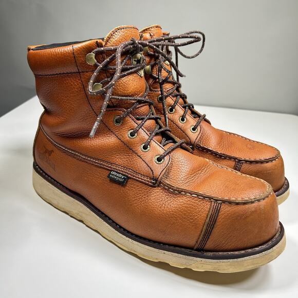 Lot 3 Men’s 12 Work Boots Red Wing 2440 Irish Setter 83632 Reebok Safety Toe main image 16